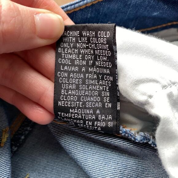 Curations Western Minimalist Skinny Fit Medium Wash Denim Stretch Jeans 24W - Picture 9 of 9